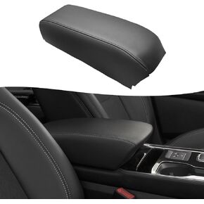 KBH Center Center Console Renrest Cover Presentive for Ford Edge 2011 2012 2013 ، Vinyl Leather ، Middle Console Rest Rest ، anti-scratch ، Black