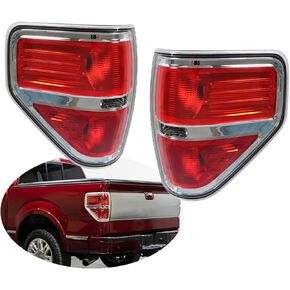 2 PCS Tail Light Assembly بديل اليسار واليمين لـ F150 2009-2014 Taillamp FO2818148 ، FO2819148