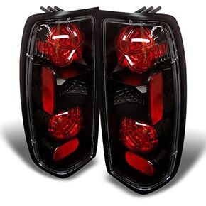 AKKON - For 1998-2004 Nissan Frontier Pickup Truck JDM Black Tail Brake Lights Lamp Left + Right Set