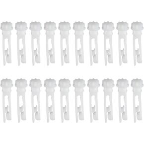 20 Pcs White Vertical Window Blind Stem, Practical and Multifunctional POM Material Replacement Stems Easy to Replace Pulley Turning Rod Venetian Curtain Accessories for Window