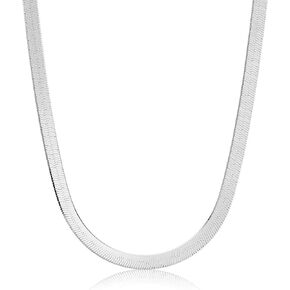 Amazon Essentials قلادة سلسلة Herringbone Herringbone ، STERLING Silver ، (مجموعة أمازون سابقًا)