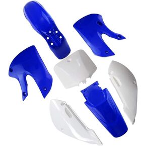 مجموعة كاملة من البلاستيك للاصطدام لقطع الغيار KX 65 KX65 Fender (4Green+3 White)
