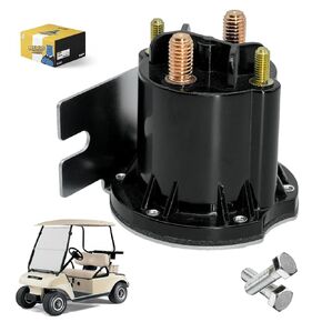 12V Starter Solenoid Relay JF2-H1950-00 JR3-H1950-00 684-1271-012 for Yamaha YDRA G22 G23 G27 G28 G29 Drive Golf Cart Buggy Trombetta 684-1271-012 684-1251-012 J&N 240-22272