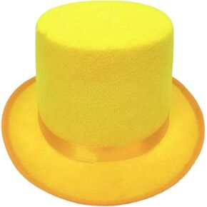 Roll Brims Tall Top Hat for Adult Bowlers Hat Magicians Hat Halloween Party Hat Cosplay Costume Stage Show Headwear Purple in Kuwait