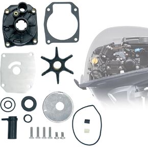 Johnson Evinrude 432955 Sierra 18-3389 Water Pump Repair Kit Outboard Impeller With Housing 60HP 65HP 70HP 75HP 436957 0438591