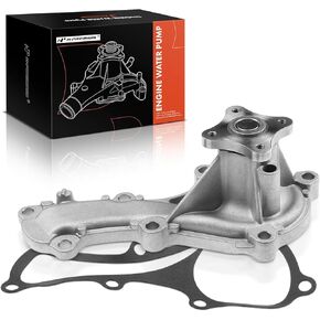 A-Premium Engine Water Pump with Gasket Compatible with Nissan Sentra 2000-2006 L4 1.8L