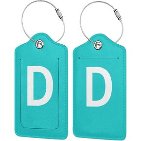 علامات الأمتعة الأولية لحقائب حقائب علامات معرفات الجلود S Travel Sverics for Luggage ID Label