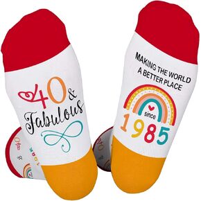 Best Birthday Socks for Women Unique Birthday Gifts for 40 50 60 70 80 Year Old Women Cool Sock Gifts for Woman