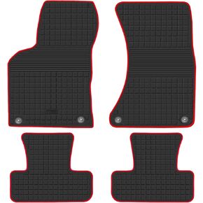 HD-Mart Car Floor Mats Rubber for Audi Q5 SQ5 2009-2017 Full Black Automotive Floor Mats All Weather Floor Liner Set Waterproof Odorless Car Mats for Audi Q5/SQ5 2017-2009 1st & 2nd Row in Kuwait