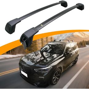 Snailfly Upgraded Roof Racks Cross Bars Fit for BMW X5 G05 2019-2024 Cargo Crossbar with Lock