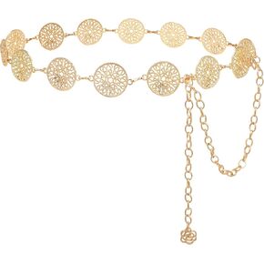 Metal Waist Chain Sun Moon Body Belly Belt Gold Silver Belts Jewelry Accessories for Women Girls