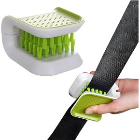 Car Seat Belt Cleaning Brush, Double Sided U-Shaped Non-Slip Vehicle Washing Brush, Multifunctional Seatbelt Brush Supplies for Most Cars, Car Interior Cleaning Tool