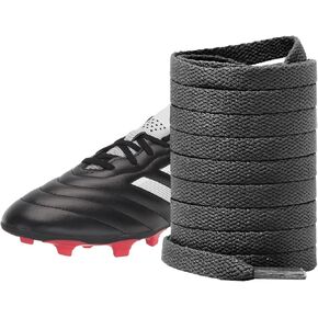 UamGlsob 8mm Soccer Cleat Laces for Adidas Goletto VIII Soccer Shoe, 5/16" Flat Cotton Shoe Laces Replacement Strings