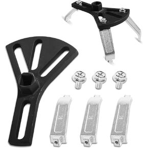 Universal Fuel Pump Removal Tool, Lock Ring Tool, Adjustable Fuel Lid Tank Cover Collar Ring Spanner, 5.31" to 7.28" Fuel Tank Repair Kit for Remove and Install Fuel Pump Lock Ring