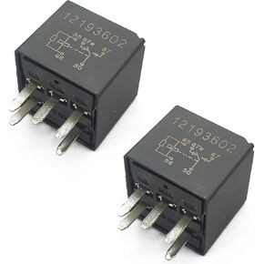 مرحلات السيارات 2 حزم 12193602 3602 الترحيل 12V 40A 5-pins متوافق مع 15328865 96263403 5810-0201 121777234 الترحيل