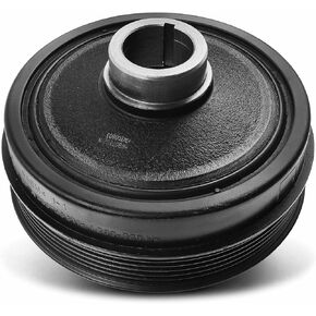 A-Premium Engine Harmonic Balancer Pulley Compatible with Mercedes-Benz C350, CL550, CLK350, CLK550, CLS550, E350, E550, G550, GL450, GL550, GLK350, ML350, ML550, R350 & Dodge & Freightliner, DOHC
