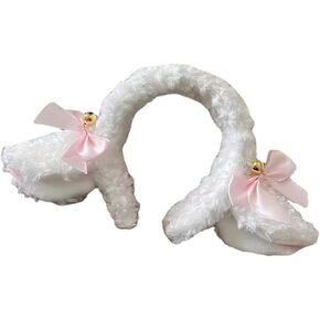 Plush Lamb Headbands Furry Cartoon Animal Ears Hair Hoop Hair Accessories Party Costume Photo Props