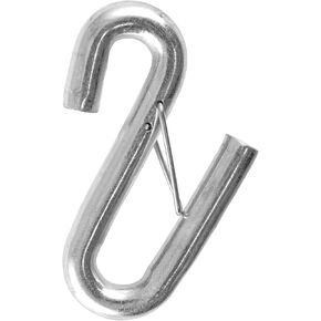 Curt 81830 17/32 بوصة سلسلة أمان مقطورة S-Hook مع مزلاج ، 7600 رطل