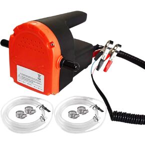 Oil Change Pump, 12V 100W Electric Oil Extractor Pump, Automotive Engine Oil Diesel Extraction Oil Transfer Pump for Boat Marine Car Truck Motorcycle Law Mower Generator