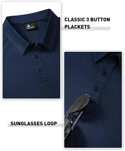 Zity 3 Pack Mens Polo قمصان قصيرة الأكمام الرطوبة الرطبة الفطرية أعمال رياضية غير رسمية القمصان الجولف للرجال in Saudi Arabia