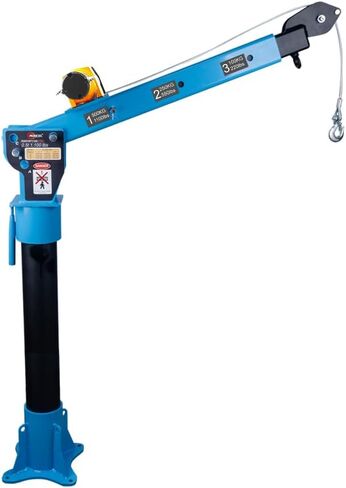 Winch 1100lb Folding Truck-Mounted Crane Electric Winch 3500 lb 12V, Painted Steel Pickup Truck Jib Cranes 360 Swivel,Infrared remote control and wired remote control in Saudi Arabia