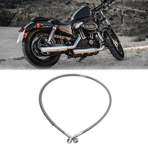 uxcell Universal 75cm Stainless Steel Clutch Hydraulic Oil Hose Line for Motorcycle in Saudi Arabia
