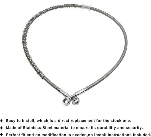 uxcell Universal 75cm Stainless Steel Clutch Hydraulic Oil Hose Line for Motorcycle in Saudi Arabia