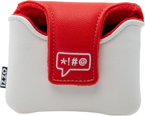 Izzo Golf Funny in Your Face Blade Putter Headcover - Mother Putter Funny Saying Joke/Gag Golf Headcover for Your Putter, White in Saudi Arabia