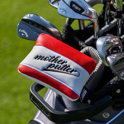 Izzo Golf Funny in Your Face Blade Putter Headcover - Mother Putter Funny Saying Joke/Gag Golf Headcover for Your Putter, White in Saudi Arabia