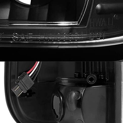 Akkon - لعام 1997-2003 Ford F150 | 1999-07 F-Series Super Duty LED نمط الأنبوب الأسود المصابيح الخلفية in Kuwait