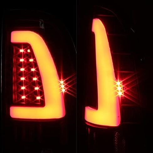 Akkon - لعام 1997-2003 Ford F150 | 1999-07 F-Series Super Duty LED نمط الأنبوب الأسود المصابيح الخلفية in Kuwait