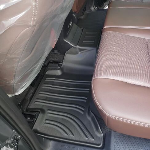 بطانة شحن SMABEE لسيارة Toyota Land Cruiser Prado 250 (فقط لـ 5 مقاعد، إصدار الولايات المتحدة) سجادة صندوق السيارة لجميع الأحوال الجوية لعام 2024 2025 ملحقات Land Cruiser TPE وسادة حماية داخلية باللون الأسود in Saudi Arabia