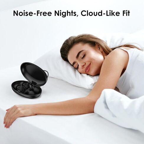 2 Pairs Ear Plugs for Sleep Noise Cancelling, Reusable Earplugs for Noise Reduction 33dB-38dB, Soft Silicone Hearing Protection Ear Plugs for Sleep, Work, Noise Sensitivity, Study, Snoring in Saudi Arabia