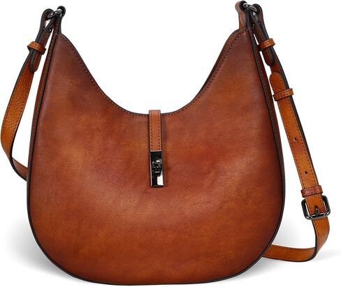 ISWEE الجلود مصمم أكياس الكتف مصممة كروس للنساء محفظة Hobo Handbags اليومية in Kuwait