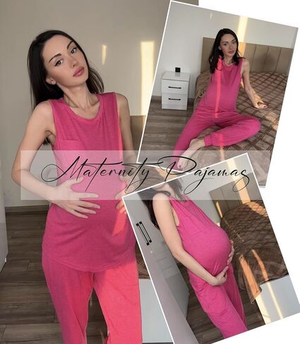 Ekouaer Two Piece Sets for Women Casual Travel Vacation Outfits Sleeveless Tops and Jogger Pants Lounge Set in Saudi Arabia