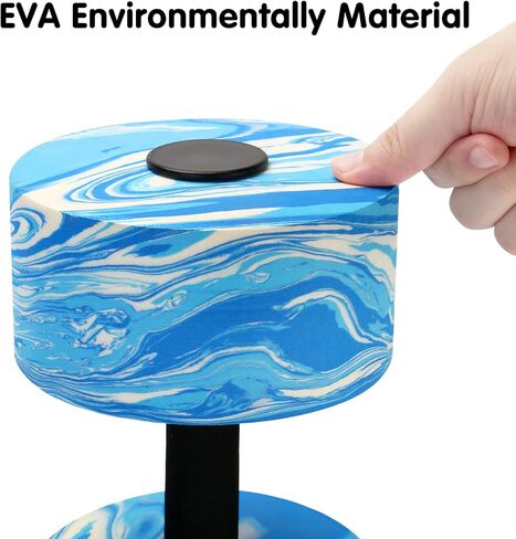Water Dumbbells Set, 2 Pack Camouflage EVA-Foam Dumbbell Water Aerobics Fitness Equipment for Pool Exercise, Water Fitness Equipment, Water Aquatic Exercise Dumbbell Set for Weight Loss in Saudi Arabia