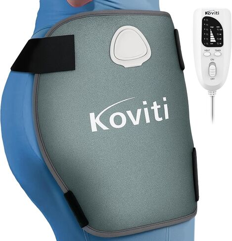 Koviti Hip Heating Pad for Sciatica Pain Relief - FSA HSA Eligible Hip Brace, Electric Heat Pad for Lower Back Thigh Buttock, Hot Physical Therapy Gifts for Women Men, Mom, Dad(XL) in Saudi Arabia