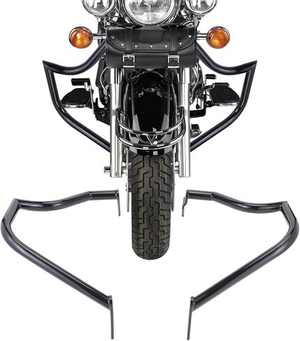 Engine Guard Crash Bar for Yamaha Vstar 1100 Classic Custom Silverado Xvs 1100 1999-2009 (Black) in Kuwait