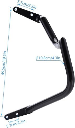 Engine Guard Crash Bar for Yamaha Vstar 1100 Classic Custom Silverado Xvs 1100 1999-2009 (Black) in Kuwait