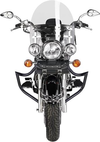Engine Guard Crash Bar for Yamaha Vstar 1100 Classic Custom Silverado Xvs 1100 1999-2009 (Black) in Kuwait