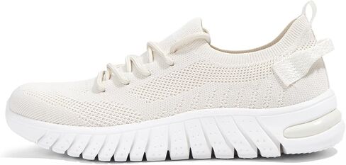 Lucky Step Lucky Women's Mesh Slip on Sneakers خفيفة الوزن على نطاق واسع in Saudi Arabia