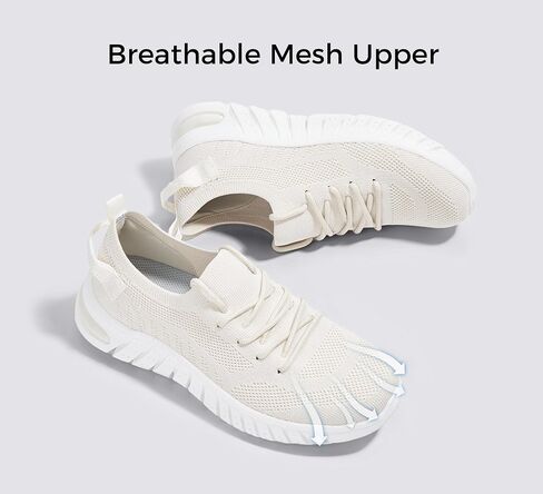 Lucky Step Lucky Women's Mesh Slip on Sneakers خفيفة الوزن على نطاق واسع in Saudi Arabia