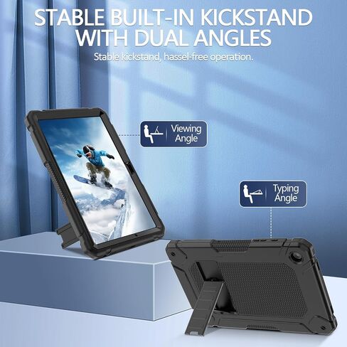 حافظة BMOUO لهاتف Samsung Galaxy Tab A9+/A9 Plus مقاس 11 بوصة 2023 (SM-X210/X216/X218)، حافظة Galaxy Tab A9+/A9 Plus، حافظة شديدة التحمل مقاومة للصدمات Samsung Galaxy Tab A9+/A9 Plus، زهري in Saudi Arabia