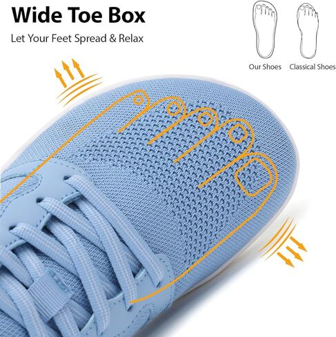 أحذية حافي القدمين على نطاق واسع أحذية المشي أحذية المشي الحد الأدنى صفر إسقاط أحذية تريل تنفس الجري الجري in Kuwait