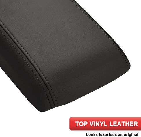KBH Center Center Console Renrest Cover Presentive for Ford Edge 2011 2012 2013 ، Vinyl Leather ، Middle Console Rest Rest ، anti-scratch ، Black in Kuwait