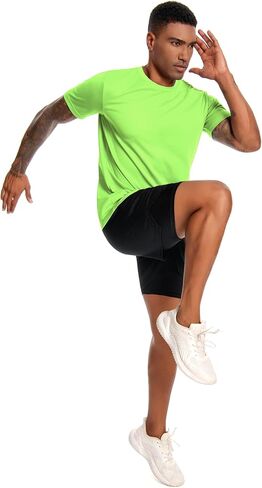 Nutria Workout Shirts for Men Quick Dry 3 Pack Short Sleeve Gym Athletic Running Tees Moisture Wicking Breathable Cool U18 in Saudi Arabia