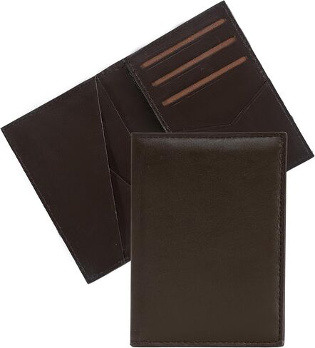 Black Croc Bifold Leather Wallet Men With Flip Out ID Holder Credit Card Holder Premium RFID Blocking Front Pocket Handmade Gift For Birthday Wedding Anniversary Father's Day VINAM-99 in Saudi Arabia