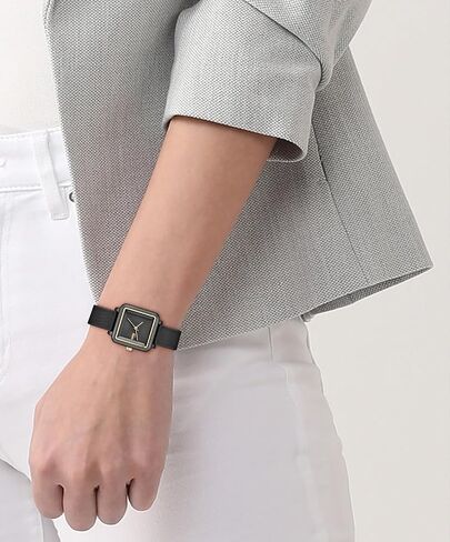 lacoste.12.12 Flow Women 3H's 3H's Contsz Watch - Slim Silicone Strap - حالة مربعة - مقاومة للماء تصل إلى 3atm/30 متر - أناقة الحد الأدنى لها - 26 مم in Saudi Arabia