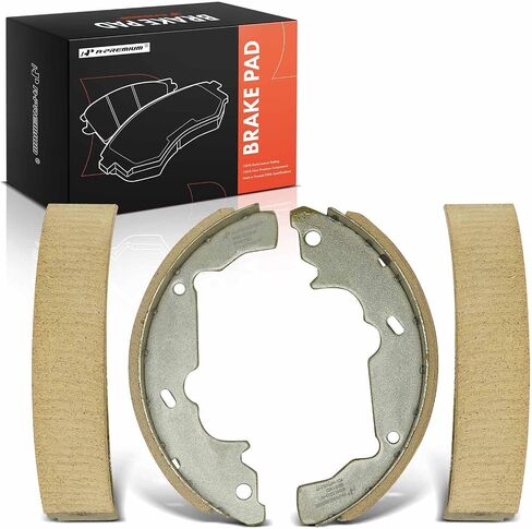 A-Premium Rear Ceramic Drum Brake Shoes Set Compatible with Select Chevrolet, Toyota, Pontiac and Saturn Models - Equinox 2005-2006, Sienna 1998-2003, Aztek 2001-2005, Torrent 2006, Vue 2002-2007 in Saudi Arabia