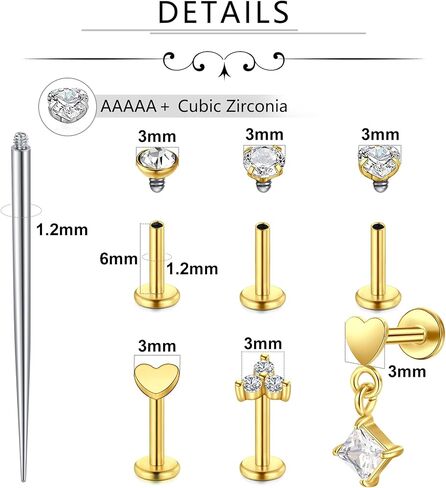 ZoLure 16g الخيط الداخلي الأوجه الأزرار in Kuwait